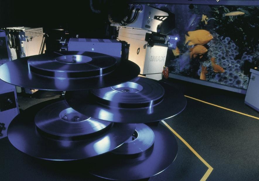 Close-up of IMAX camera