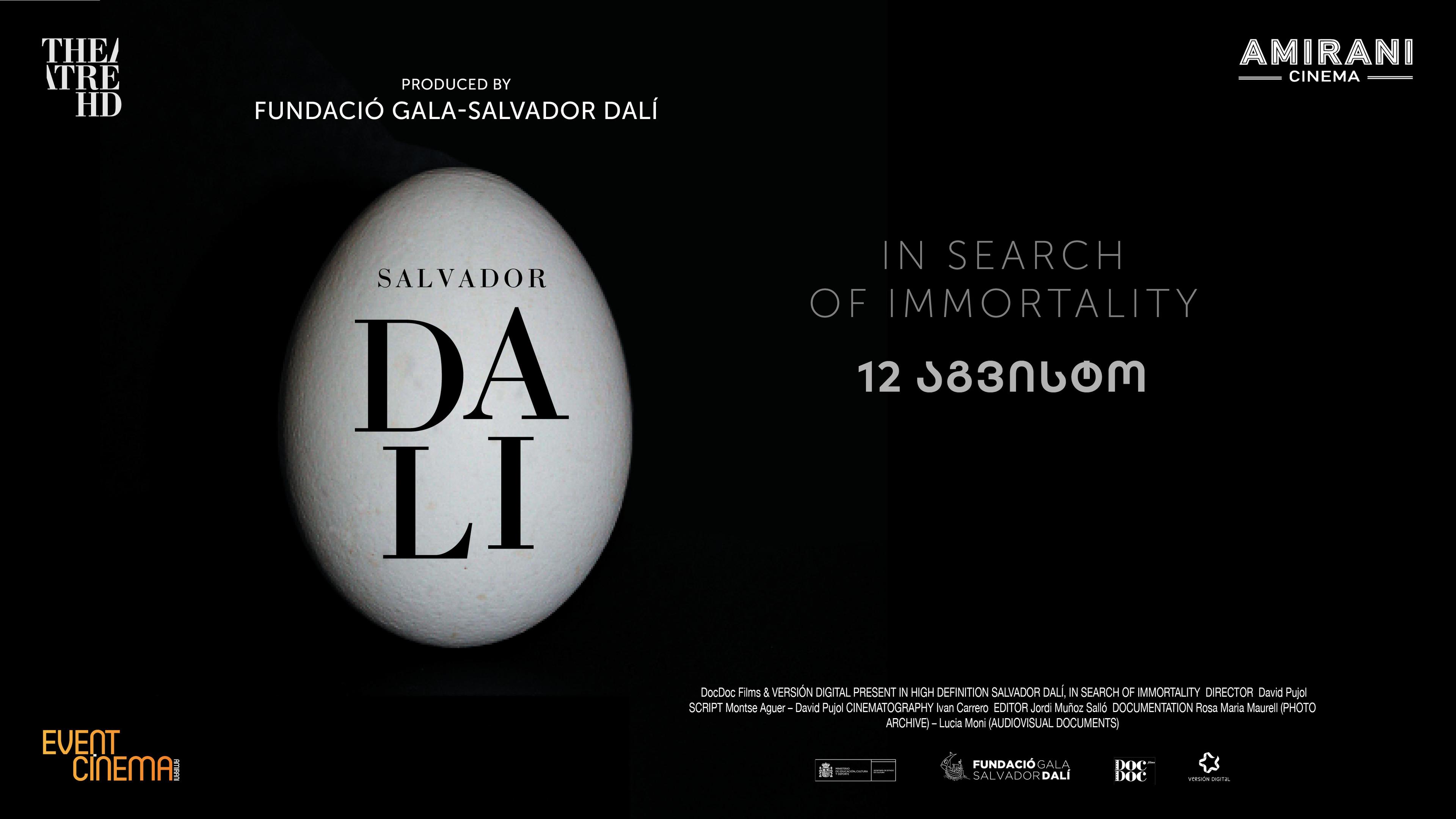 Salvador Dali: In Search of Immortality.